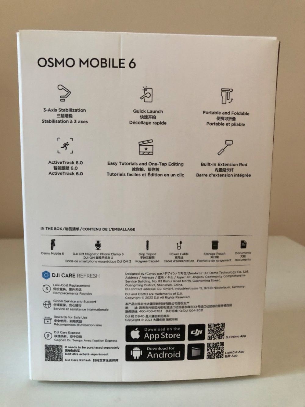 NIB DJI Osmo Mobile 6 Smartphone Gimbal Stabilizer Slate Gray Complete - Picture 4 of 5